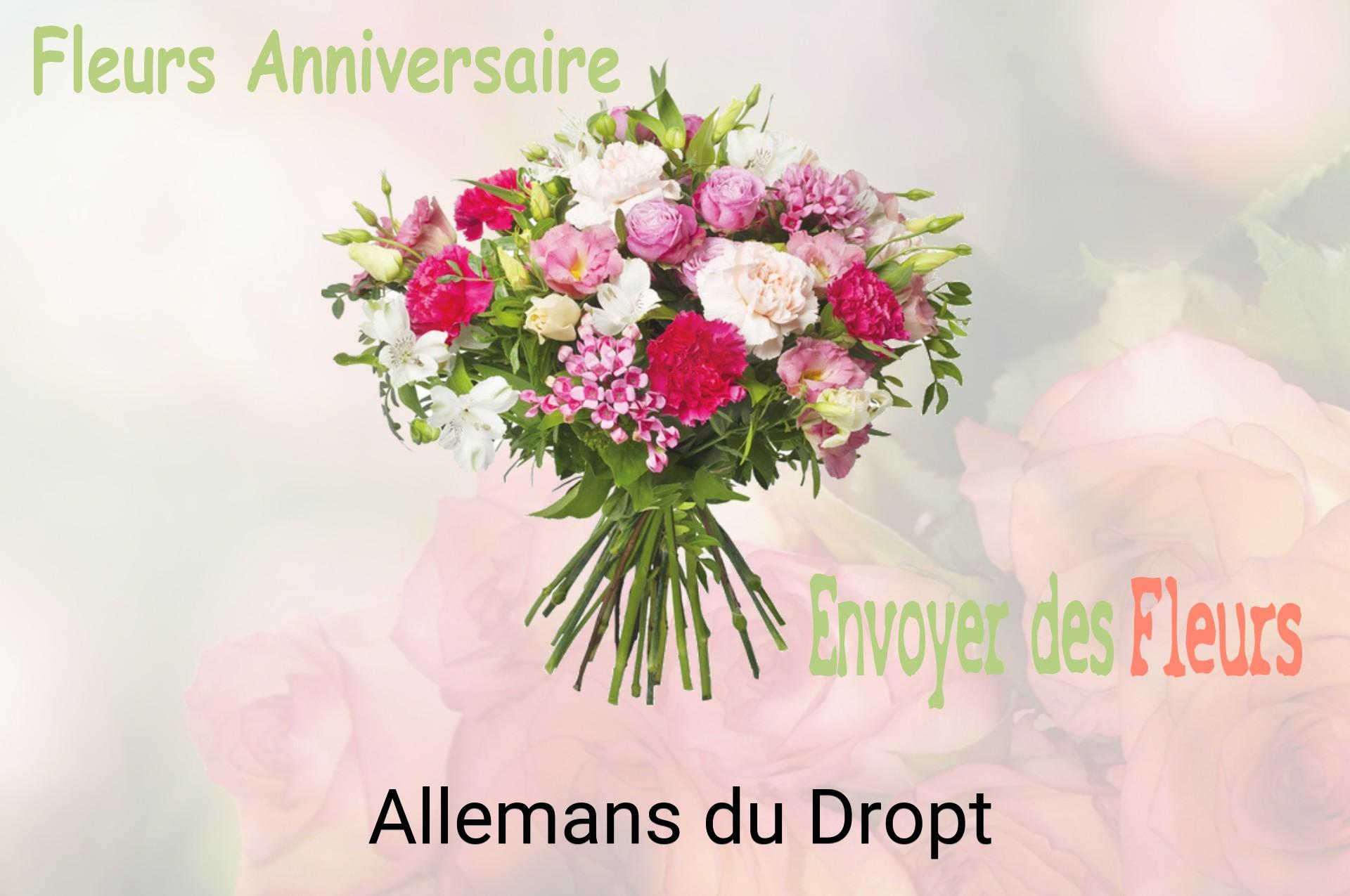Bouquet de fleurs d’anniversaire livré à Allemans-du-Dropt