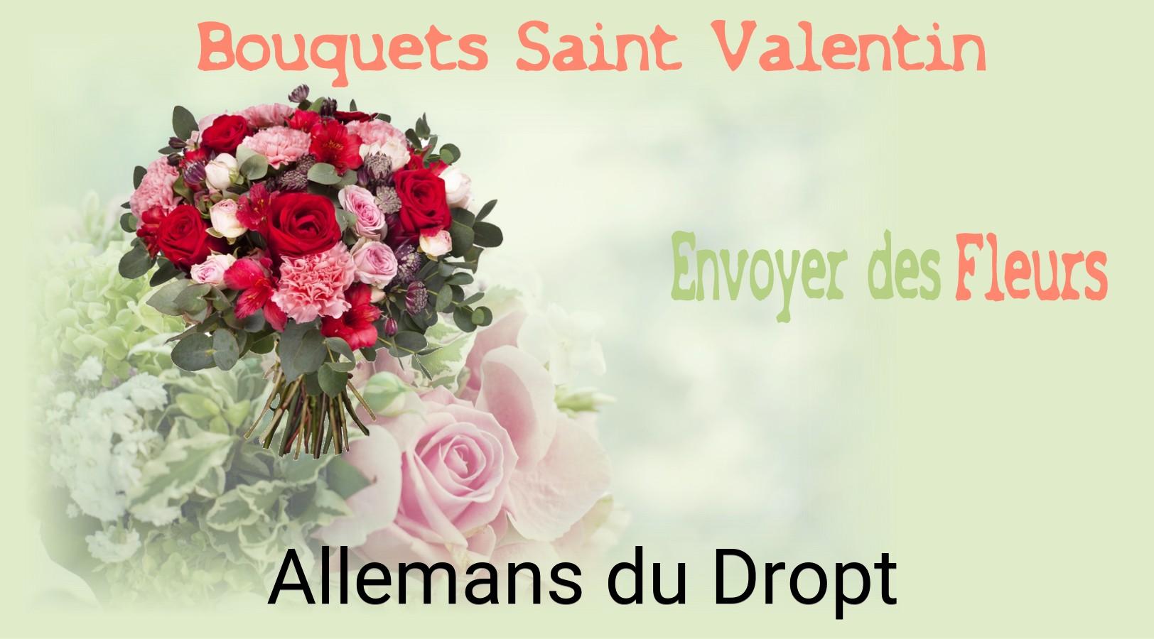 Roses de Saint-Valentin livrées à Allemans-du-Dropt